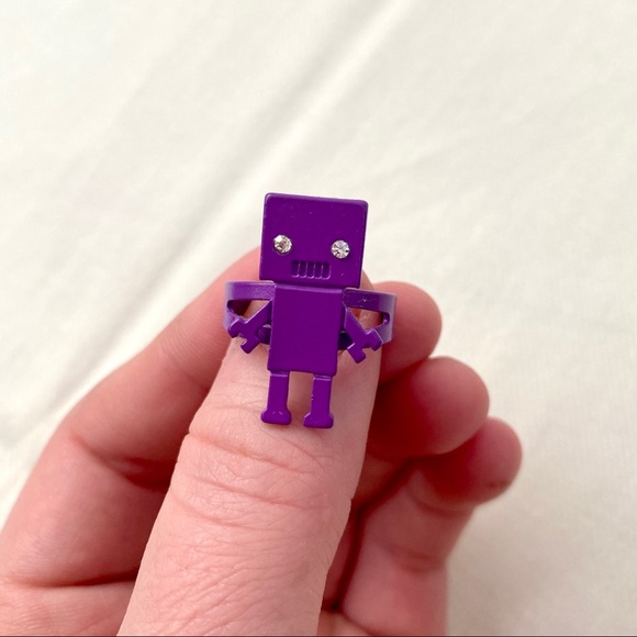 Purple Robot Ring - Picture 2 of 3